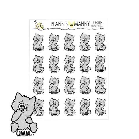 1089 Ummm Planner Stickers for One of THOSE Days or Moments!