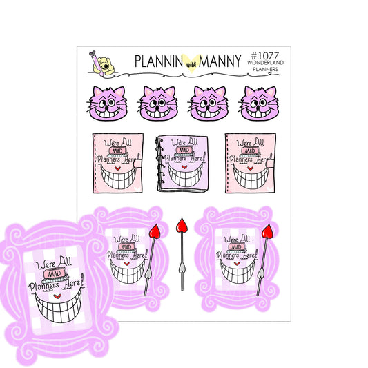 1077 WONDERLAND PlannerStickers-Wonderland Collection