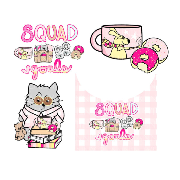 1079 SQUAD GOAL PLANNER Stickers - Squad Goals Collection