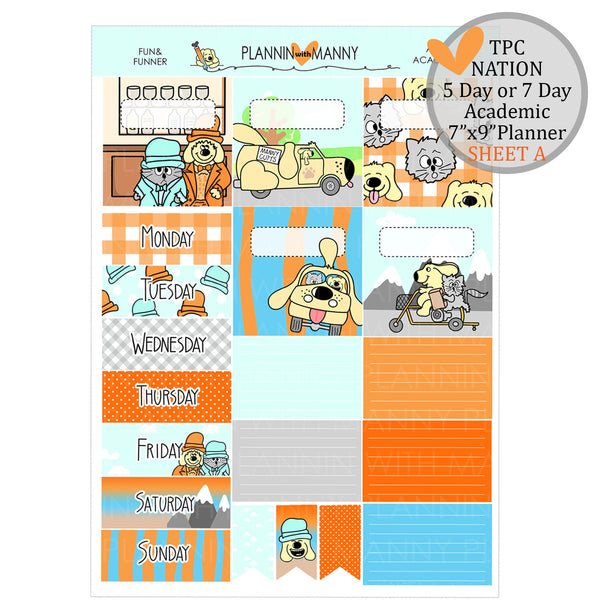 A12 TPC NATION ACADEMIC 5&7 Day Weekly Kit- Fun and Funner Collection