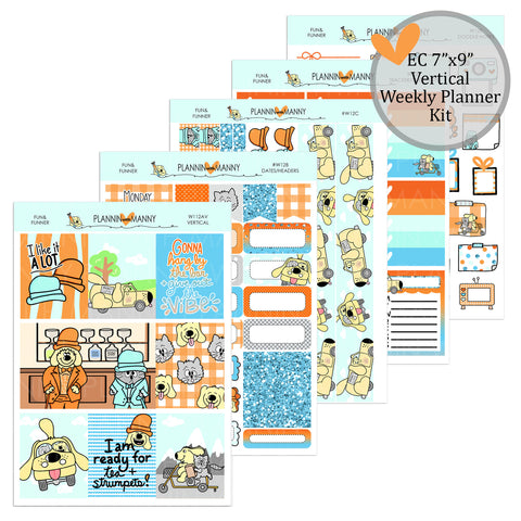 W12AV, VERTCIAL Weekly Kit - Fun and Funner Collection