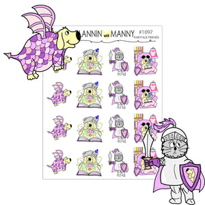 1097 Fairytale Character Planner Stickers - Fairytale Adventures Collection