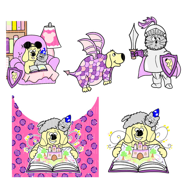1097 Fairytale Character Planner Stickers - Fairytale Adventures Collection