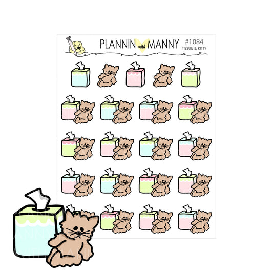 1084 TISSUE Planner Stickers