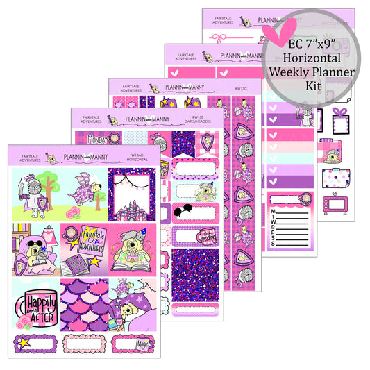 W13AH, HORIZONTALWeekly Kit -Fairytale Adventures Collection