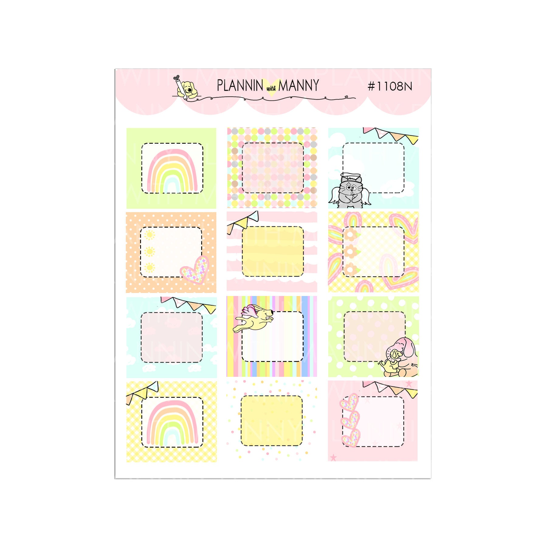 1108 Hobo Kindness Mini Squares - Kindness Collection