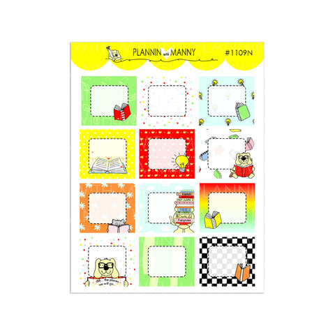 1109 Hobo Thrive Mini Square Planner Stickers - Thrive Collection