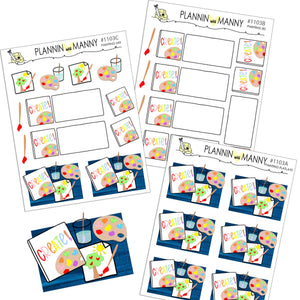 1103 Create Flatlay and Foldable Planner Stickers