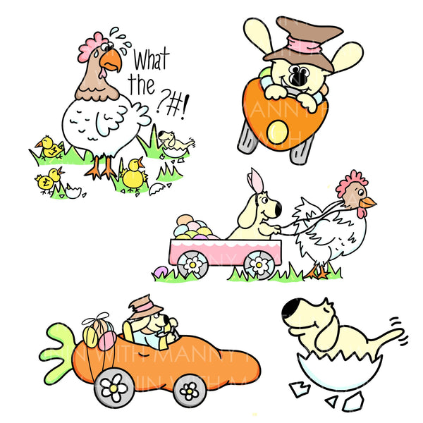 1112 Manny Easter Fun Planner Stickers - Easter Fun Collection