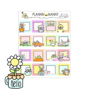 1116 Easter Fun Square Planner Stickers - Easter Fun Collection