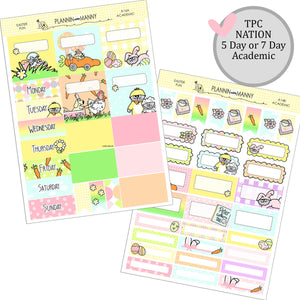 A14 TPC NATION ACADEMIC 5&7 Day Weekly Kit - Easter Fun Collection
