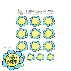 1132 WRITE IN FLOWER Planner Stickers - Bee My Hunny Collection