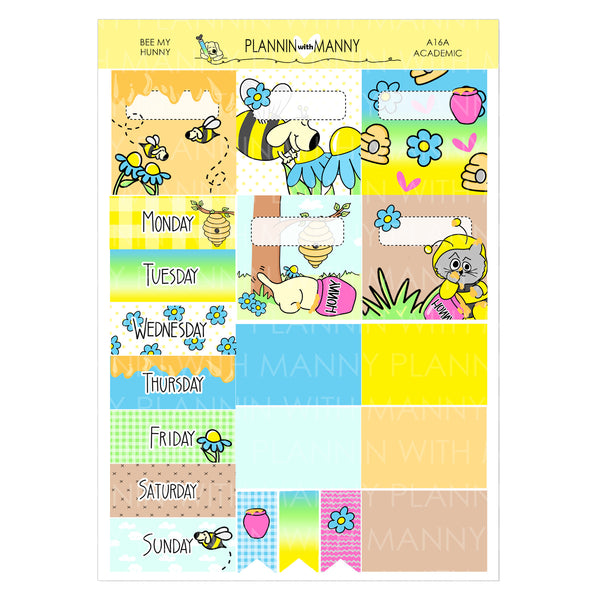 A16 TPC NATION ACADEMIC 5&7 Day Weekly Kit - Bee My Hunny Collection
