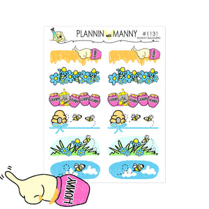 1131 Bee My Hunny Mini Banner Planner Stickers - Bee My Hunny Collection