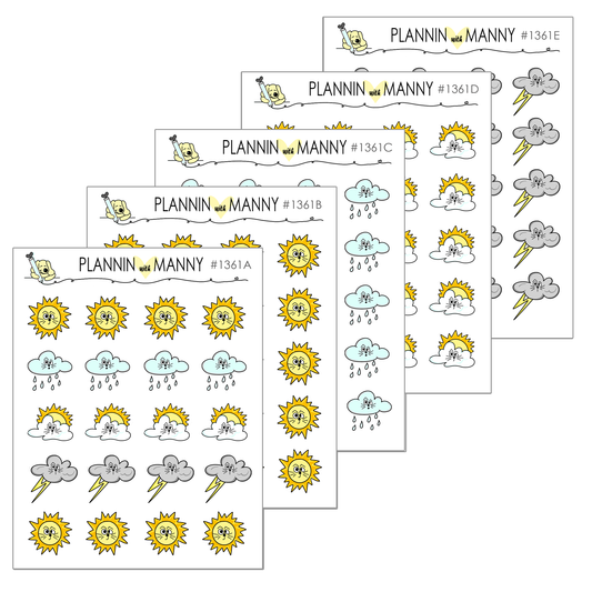 1361 Owen Weather Planner Stickers